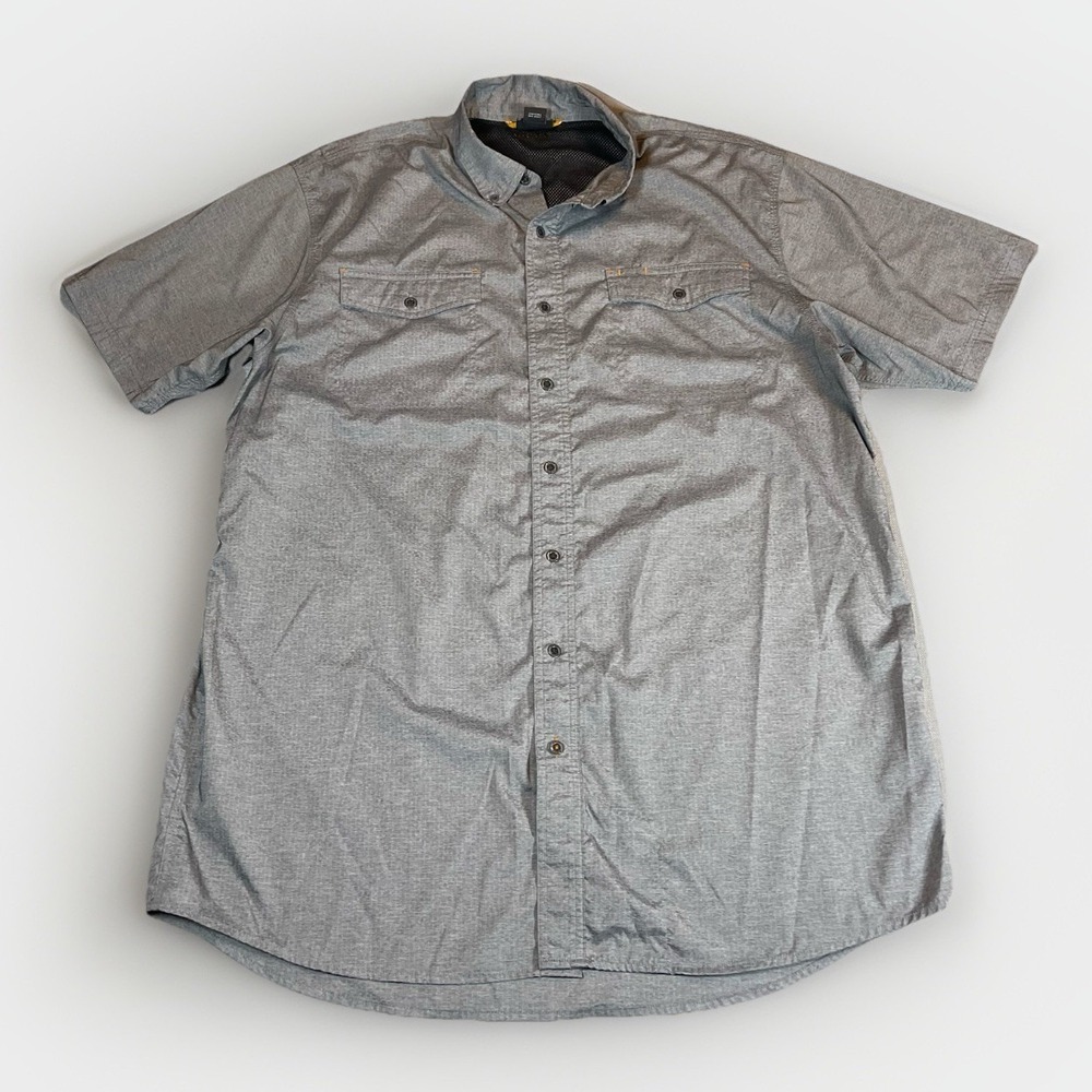 Ariat Rebar Made‎ Tough Ventteck Dura stretch Rebar Work Shirt Gray XLT